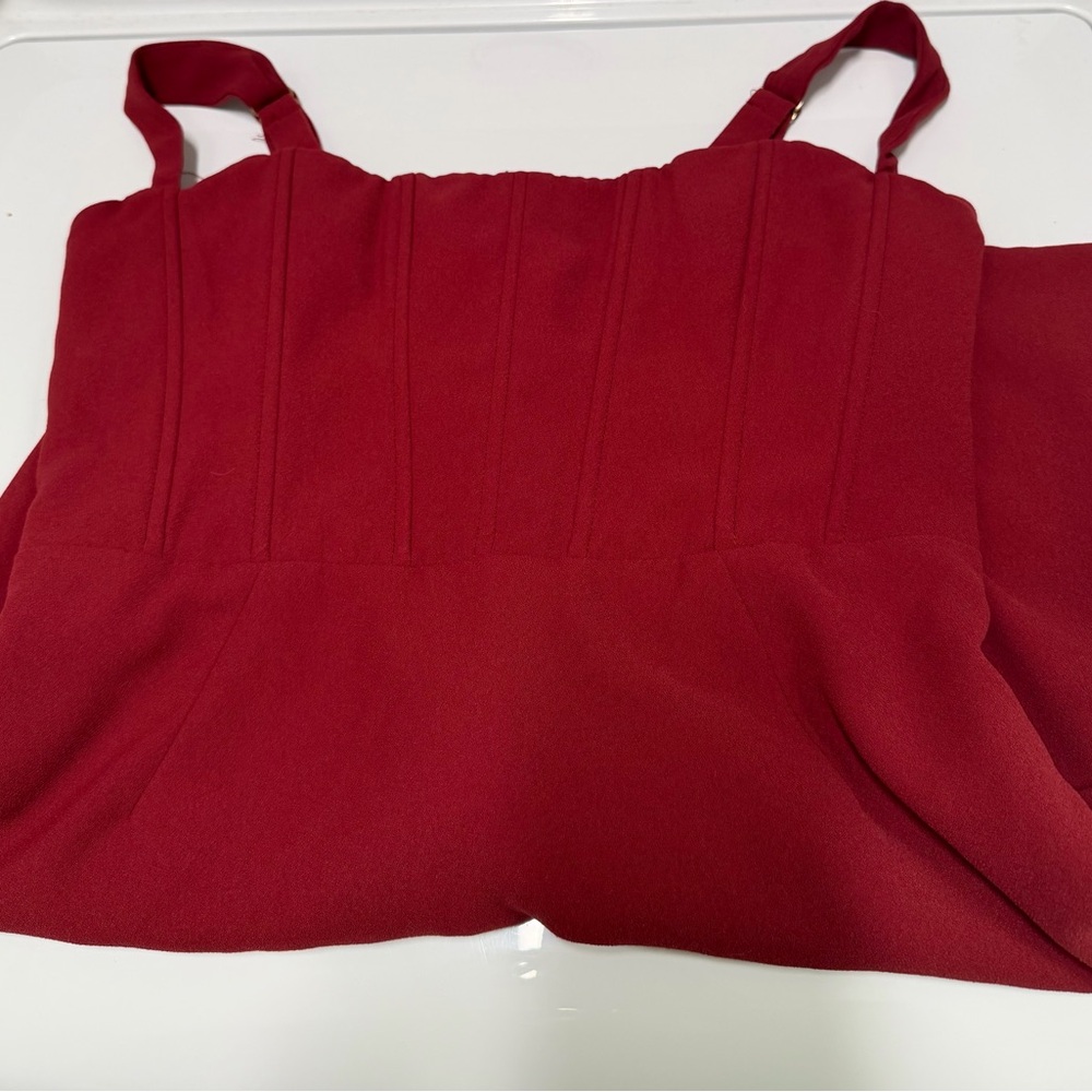 Elegant Red Women's Dress